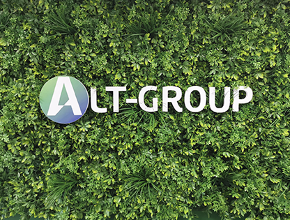 A Green Reception Welcome at Alt Group